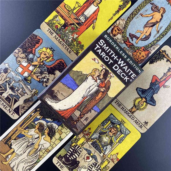 borderless smith tarot cards board games divination for adults and children entertainment table playing card love rfmh
borderless smith tarot cards board games divination for adults and children entertainment table playing card love rfmh