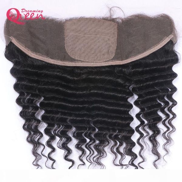 brazilian deep wave silk base lace frontal closure virgin human hair with baby hair 13x4 ear to ear lace closure pre-plucked lace, Black
brazilian deep wave silk base lace frontal closure virgin human hair with baby hair 13x4 ear to ear lace closure pre-plucked lace, Black