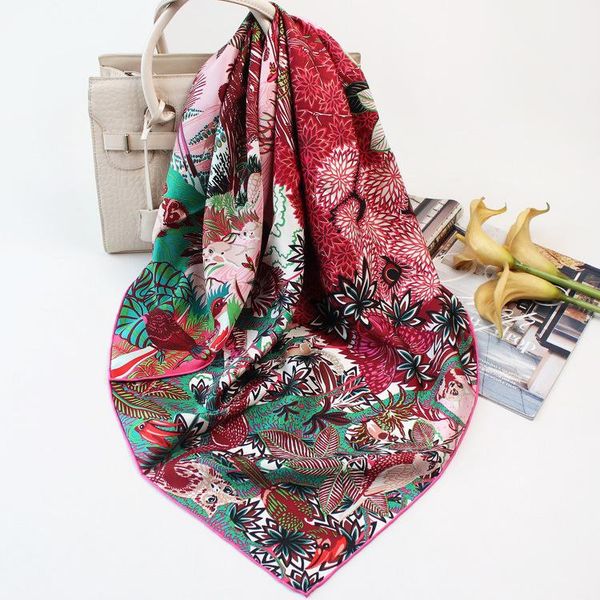 scarves 90cm twill silk women scarf spring outdoor use wraps 14momme thick neck bandana lady wrap, Blue;gray
scarves 90cm twill silk women scarf spring outdoor use wraps 14momme thick neck bandana lady wrap, Blue;gray