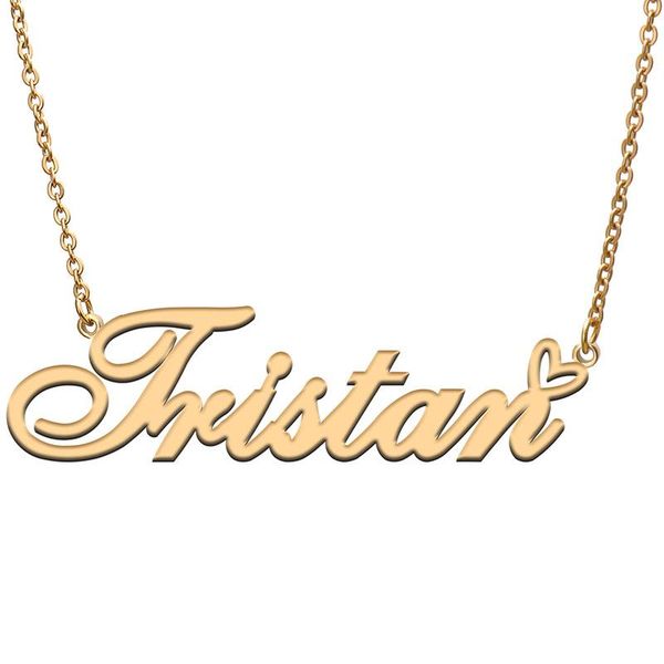 pendant necklaces love heart tristan name necklace for women stainless steel gold & silver nameplate femme mother child girls gift
pendant necklaces love heart tristan name necklace for women stainless steel gold & silver nameplate femme mother child girls gift