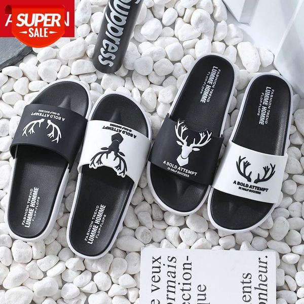 asifn men fashion slippers outdoor beach flip flops summer mules non slip male antlers women shoes slides zapatos de hombre #iu7m, Black
asifn men fashion slippers outdoor beach flip flops summer mules non slip male antlers women shoes slides zapatos de hombre #iu7m, Black