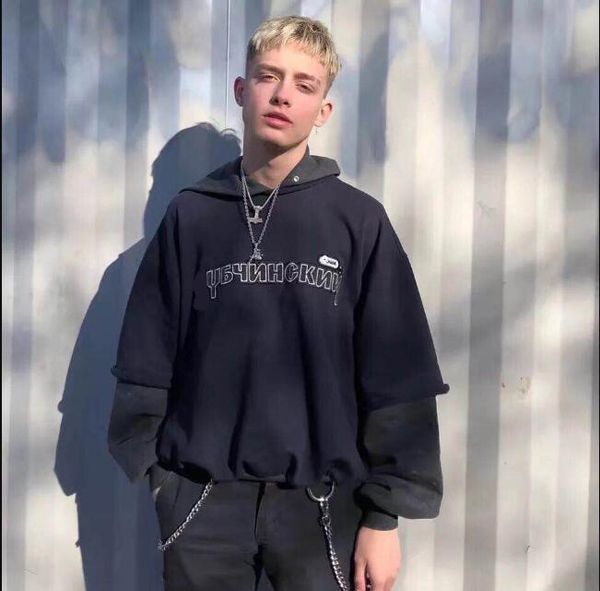 russian letter men women autumn winter pullover hoodies long sleeve sweatshirt hip hop street couple gosha rubchinskiy sweater coat, Black
russian letter men women autumn winter pullover hoodies long sleeve sweatshirt hip hop street couple gosha rubchinskiy sweater coat, Black