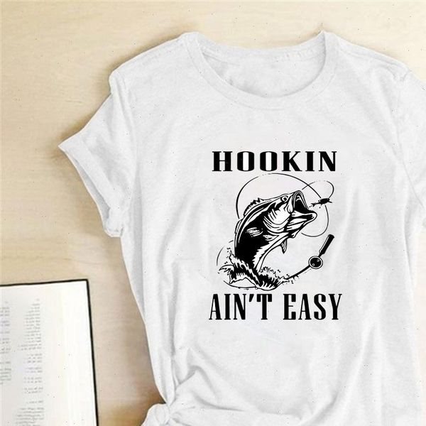 hookin aint easy fish letter print t shirts women t shirt printed tee shirt graphic tees women aesthetic ropa para mujer, White
hookin aint easy fish letter print t shirts women t shirt printed tee shirt graphic tees women aesthetic ropa para mujer, White