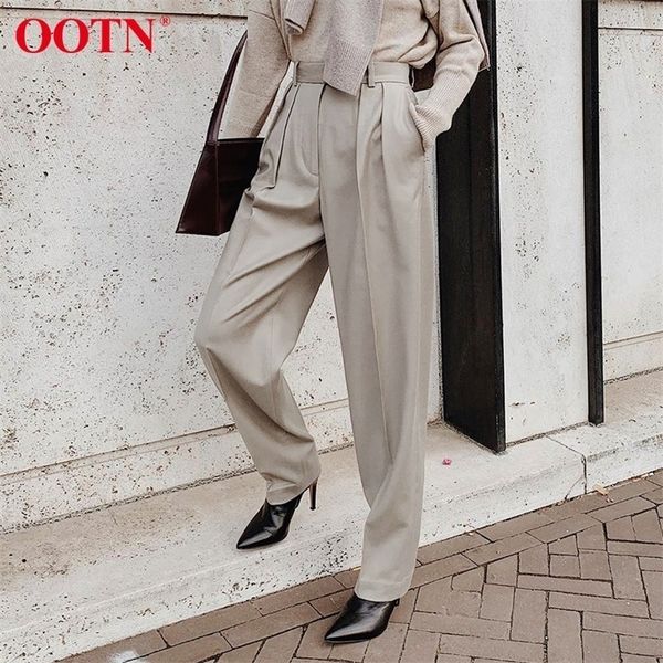 ootn spring elegant trousers ladies office high waist pants pleated casual loose women ankle-length pants female ol khaki 201118, Black;white
ootn spring elegant trousers ladies office high waist pants pleated casual loose women ankle-length pants female ol khaki 201118, Black;white
