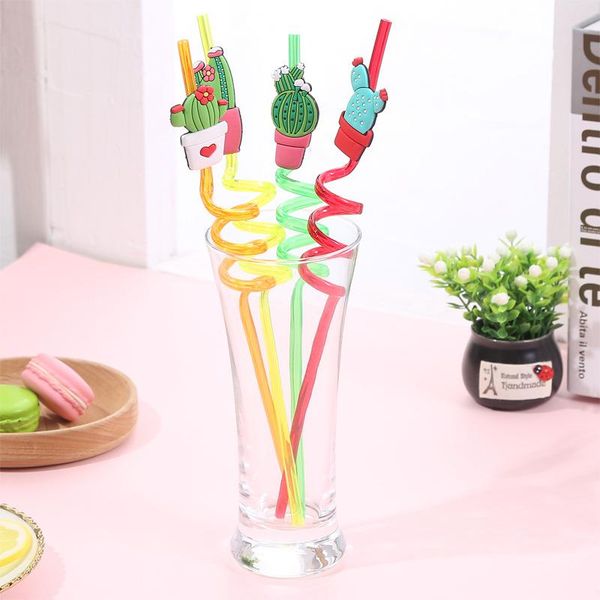disposable dinnerware 4pcs prickly pear shape drink straw reusable silicone drinking straws set party decoration
disposable dinnerware 4pcs prickly pear shape drink straw reusable silicone drinking straws set party decoration