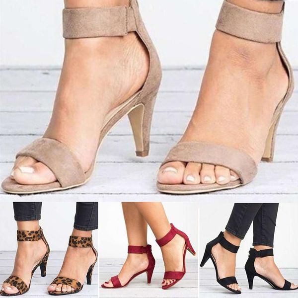 spring women pumps sandals thin high heel open toe zipper suede leopard platform office ladies sandal shoes sapato feminino, Black
spring women pumps sandals thin high heel open toe zipper suede leopard platform office ladies sandal shoes sapato feminino, Black