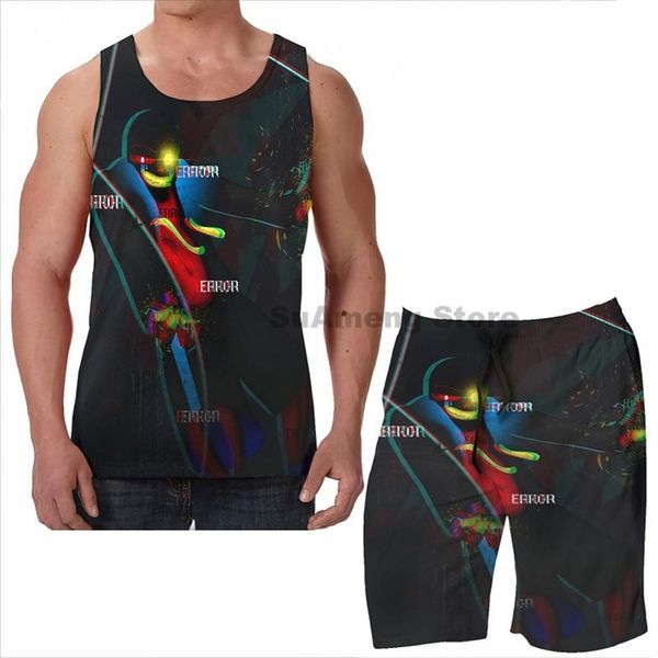 men's tracksuits summer funny print men tank women error sans beach shorts sets fitness vest, Gray
men's tracksuits summer funny print men tank women error sans beach shorts sets fitness vest, Gray