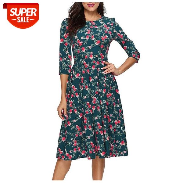 hirigin elegant women summer autumn beach dress floral print sundress ladies half sleeve party dresses femme #kx0t, Black;gray
hirigin elegant women summer autumn beach dress floral print sundress ladies half sleeve party dresses femme #kx0t, Black;gray