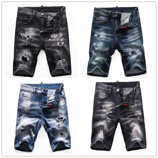 summer casual cotton mens jeans shorts fashion brand designer retro men's hole knee length denim shorts jeans trousers 28-38, Blue
summer casual cotton mens jeans shorts fashion brand designer retro men's hole knee length denim shorts jeans trousers 28-38, Blue