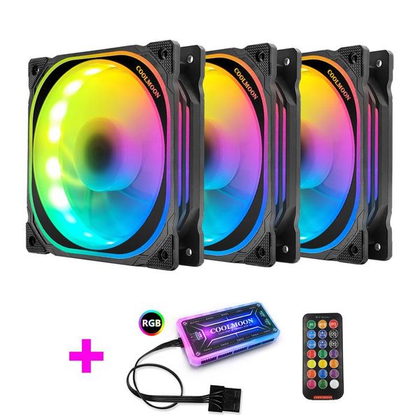 coolmoon pc case cooler fan 120mm fan rgb quiet ir remote control cooler interface cooling computer
coolmoon pc case cooler fan 120mm fan rgb quiet ir remote control cooler interface cooling computer