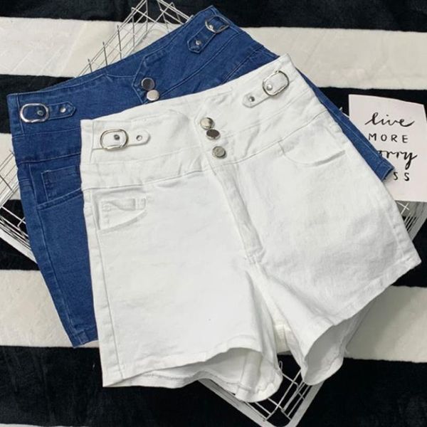 women's shorts high waist single breasted denim women summer casual wide leg jeans plus size 3xl, White;black
women's shorts high waist single breasted denim women summer casual wide leg jeans plus size 3xl, White;black
