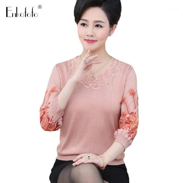 spring summer women elegant casual blouse floral print lace diamonds round neck chiffon 3/4 sleeve shirt basic big size women's blouses, White
spring summer women elegant casual blouse floral print lace diamonds round neck chiffon 3/4 sleeve shirt basic big size women's blouses, White