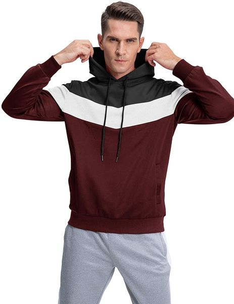 men's color block pullover hoodies athletic hooded sweatshirts with pockets k2hn#, Black
men's color block pullover hoodies athletic hooded sweatshirts with pockets k2hn#, Black