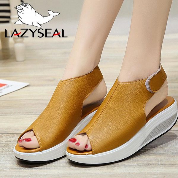 dress shoes lazyseal high heel gladiator summer women hook & loop platform sandals fish mouth women's sandles wedge, Black
dress shoes lazyseal high heel gladiator summer women hook & loop platform sandals fish mouth women's sandles wedge, Black