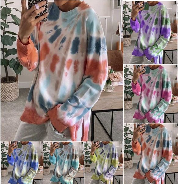 women's hoodies & sweatshirts plus size women tie-dye printing long sleeve loose round collar autumn pullover moletom oversize, Black
women's hoodies & sweatshirts plus size women tie-dye printing long sleeve loose round collar autumn pullover moletom oversize, Black