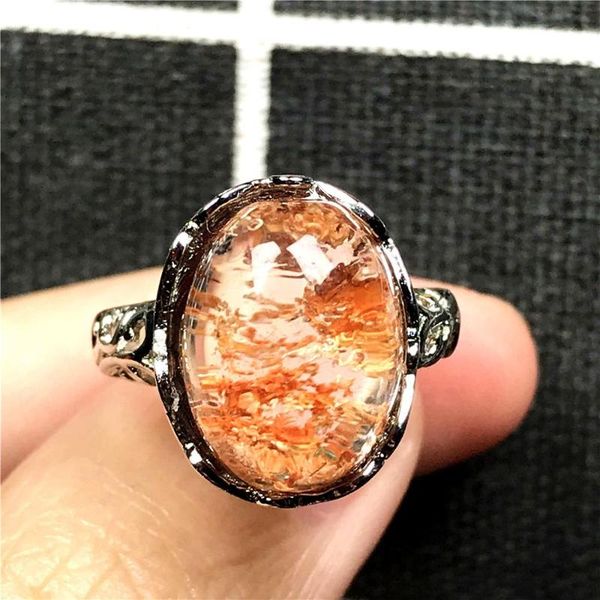 cluster rings 17x14mm natural ghost phantom quartz crystal ring jewelry for woman lady man love beads garden silver adjustable, Golden;silver
cluster rings 17x14mm natural ghost phantom quartz crystal ring jewelry for woman lady man love beads garden silver adjustable, Golden;silver