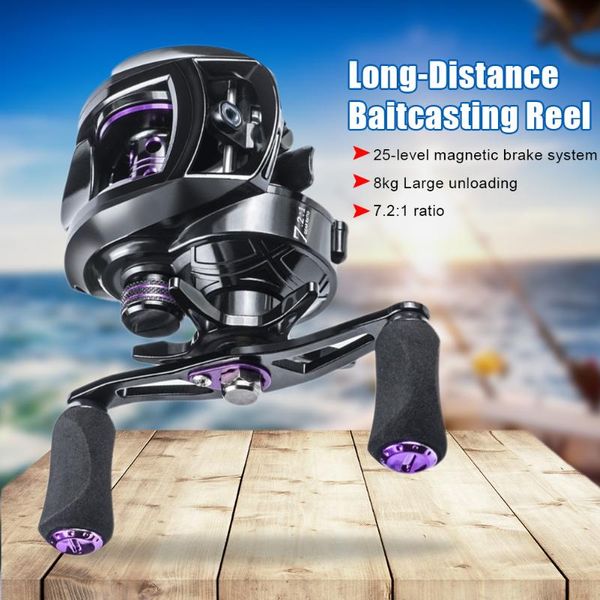 baitcasting reels 8kg drag 12+1bb 7.2:1 ratio metal spool magnetic brake system bass fishing reel saltwater accessories
baitcasting reels 8kg drag 12+1bb 7.2:1 ratio metal spool magnetic brake system bass fishing reel saltwater accessories