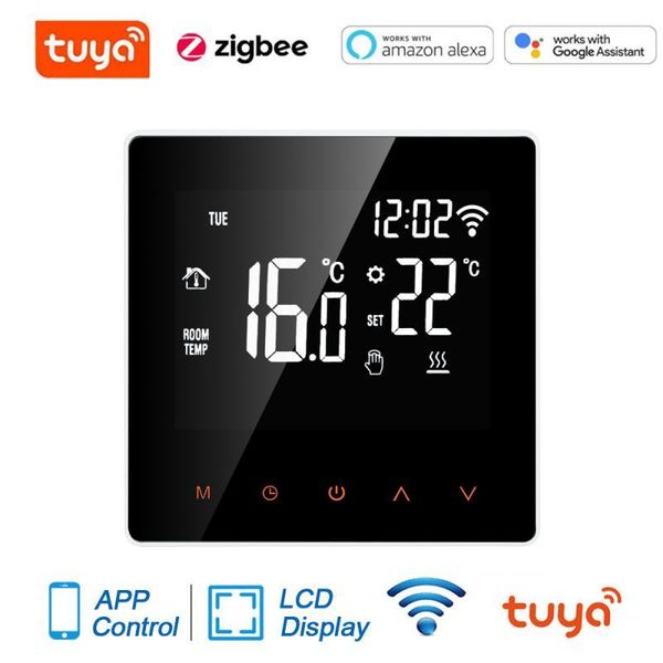 smart home control tuya 220v floor warming room zigbee thermostat for electric gas boiler water heating voice temperature controller fahrenh
smart home control tuya 220v floor warming room zigbee thermostat for electric gas boiler water heating voice temperature controller fahrenh