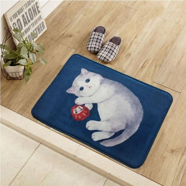 carpets 40*60cm blue cartoon floor/door mats home bedroom hall thick carpet foot pads thicker absorbent non-slip rug pet mat 
carpets 40*60cm blue cartoon floor/door mats home bedroom hall thick carpet foot pads thicker absorbent non-slip rug pet mat