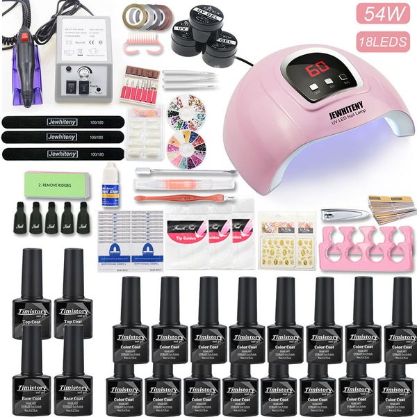 16 colors gel varnish polish kit new led lamp 20000rpm electric drill machine new set nail art tool
16 colors gel varnish polish kit new led lamp 20000rpm electric drill machine new set nail art tool