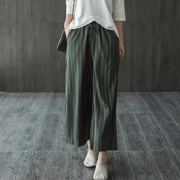 women's pants & capris spring summer women fashion cotton ramie stripe drawstring elastic waist vintage loose wide leg oversize, Black;white
women's pants & capris spring summer women fashion cotton ramie stripe drawstring elastic waist vintage loose wide leg oversize, Black;white