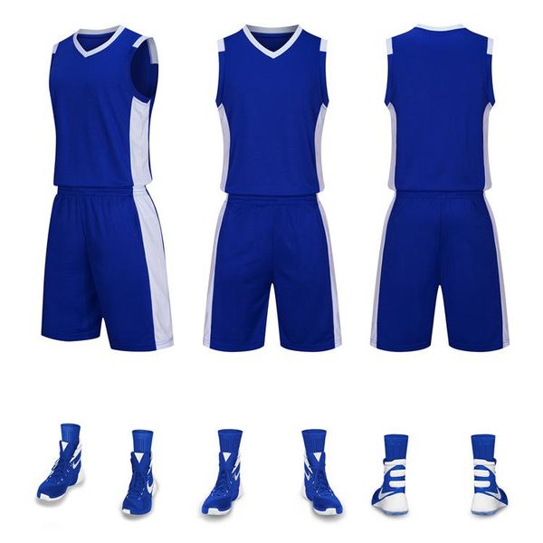 men's tracksuits basketball uniform suit team competition training printing sports vest clothing, Gray
men's tracksuits basketball uniform suit team competition training printing sports vest clothing, Gray