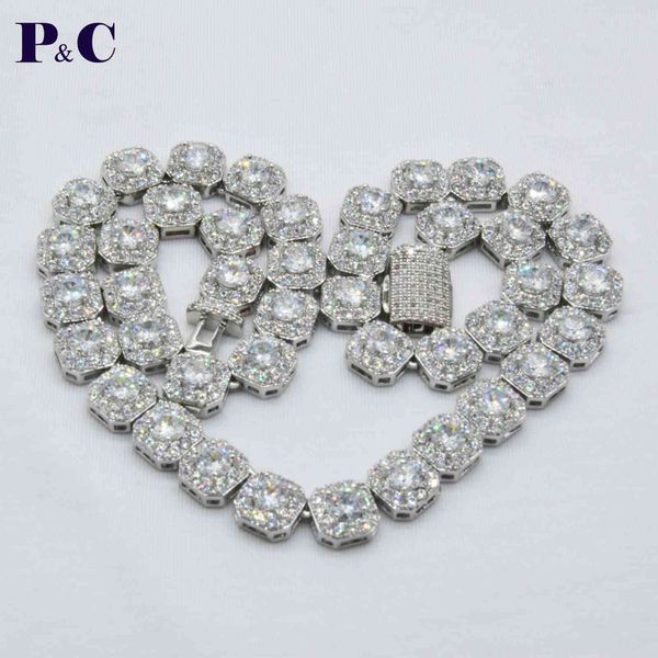 10mm round zircon tennis chain necklace women's bracelet iced out cz prong setting stones hip hop fashion jewelry for men x0509, Black
10mm round zircon tennis chain necklace women's bracelet iced out cz prong setting stones hip hop fashion jewelry for men x0509, Black