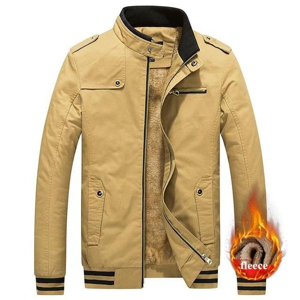 men's jackets winter men fleece coats military bomber male jaqueta masculina fashion jacket mens coat windbreaker, Black;brown
men's jackets winter men fleece coats military bomber male jaqueta masculina fashion jacket mens coat windbreaker, Black;brown