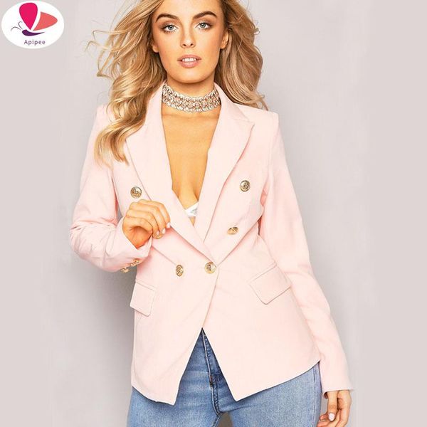 women's suits & blazers ladies blazer long sleeve blaser women suit jacket female feminine femme pink white black autumn spring
women's suits & blazers ladies blazer long sleeve blaser women suit jacket female feminine femme pink white black autumn spring