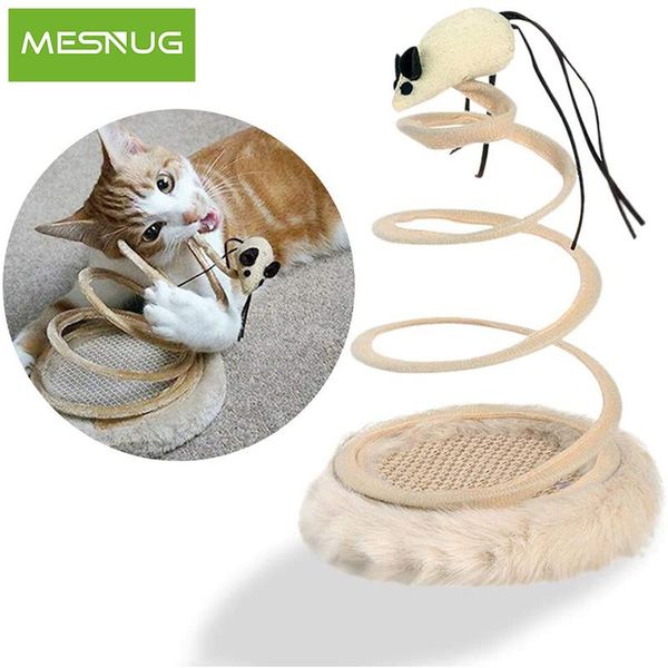 cat toys mesnug interactive toy plush foldable rotating funny kitten mouse scratching pad stainless steel spiral spring pet games
cat toys mesnug interactive toy plush foldable rotating funny kitten mouse scratching pad stainless steel spiral spring pet games