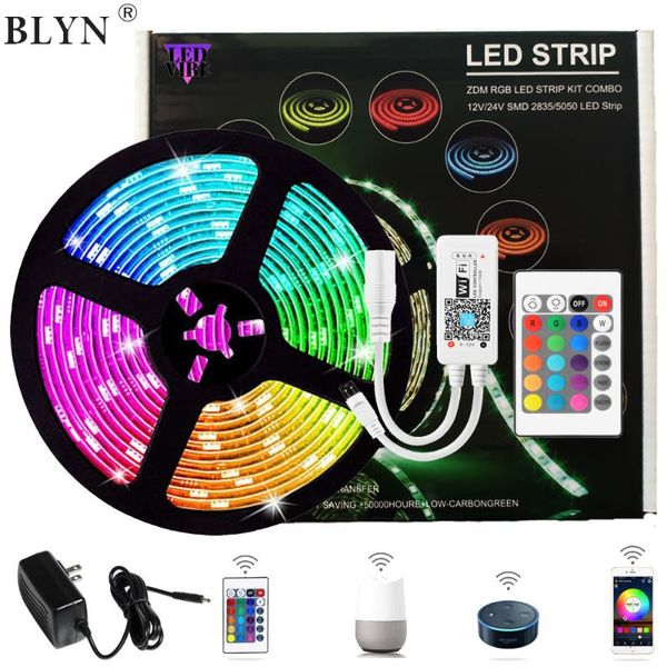 strips wifi rgb led strip 5m 10m no waterproof flexible ribbon tape smart phone control work w/ alexa google home 12v adapter
strips wifi rgb led strip 5m 10m no waterproof flexible ribbon tape smart phone control work w/ alexa google home 12v adapter