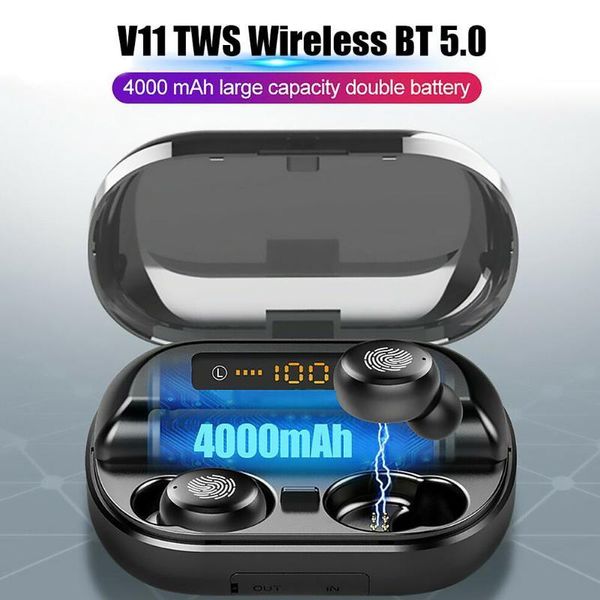 v11 tws bluetooth 5.0 earphone headphone with microphone 4000mah charing case hd stereo led display true wireless sports headset
v11 tws bluetooth 5.0 earphone headphone with microphone 4000mah charing case hd stereo led display true wireless sports headset