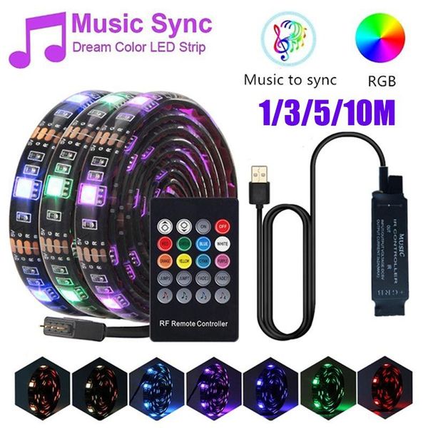 led strip lights sync to music 1m/3m/5m/10m usb flexible rgb led strip lights music ir controller
led strip lights sync to music 1m/3m/5m/10m usb flexible rgb led strip lights music ir controller