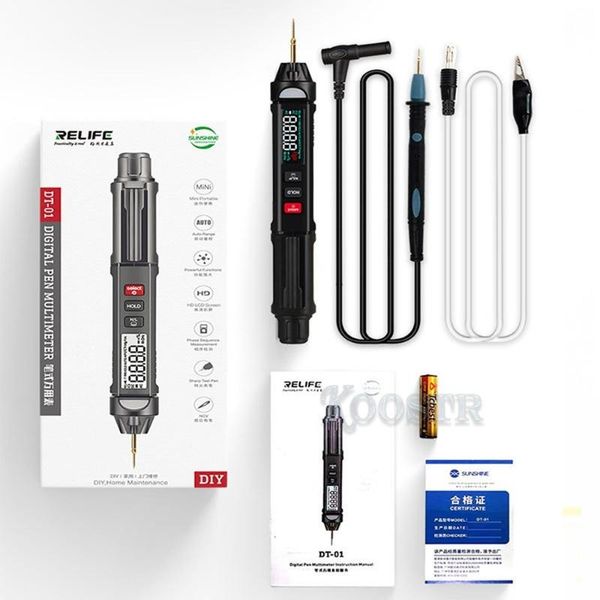 power tool sets relife dt-01 3 in 1 pen-type digital multimeter auto intelligent sensor pen tester phase sequences meter color screen
power tool sets relife dt-01 3 in 1 pen-type digital multimeter auto intelligent sensor pen tester phase sequences meter color screen