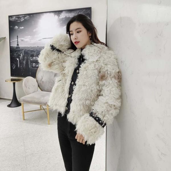 2019 new fashion real fur coat natural wool fur genuine sheep skin thick warm outerwear streetwear winter women jacket1, Black
2019 new fashion real fur coat natural wool fur genuine sheep skin thick warm outerwear streetwear winter women jacket1, Black