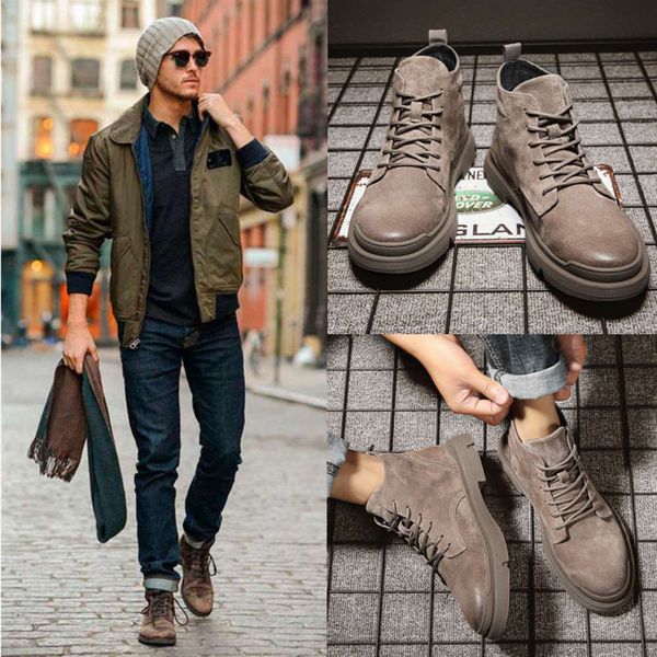 martin leather autumn and winter casual tooling korean version china trend british boots high men's, White;red
martin leather autumn and winter casual tooling korean version china trend british boots high men's, White;red