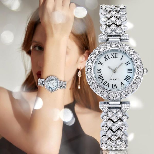 wristwatches elegant ladies quartz wristwatch bracelet set stainless steel diamond band exquisite, Slivery;brown
wristwatches elegant ladies quartz wristwatch bracelet set stainless steel diamond band exquisite, Slivery;brown