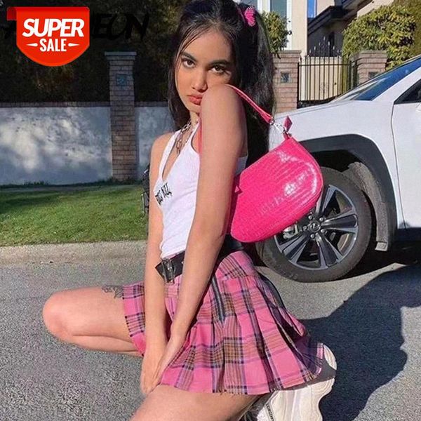 ALLNeon Pastel Goth Pink Plaid Pleated Mini Skirts Y2K Aesthetics High Waist A-line Skirt E-girl Vintage Streetwear Punk Outfits #fZ9a, Black
ALLNeon Pastel Goth Pink Plaid Pleated Mini Skirts Y2K Aesthetics High Waist A-line Skirt E-girl Vintage Streetwear Punk Outfits #fZ9a, Black