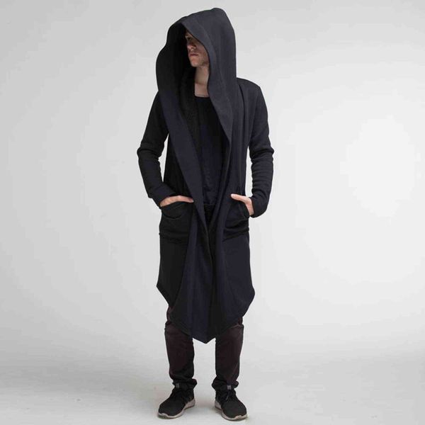 fashion men's cardigan sweatshirt hooded cape long jacket european windbreaker autumn and winter jackets male trench coat selling, Black
fashion men's cardigan sweatshirt hooded cape long jacket european windbreaker autumn and winter jackets male trench coat selling, Black