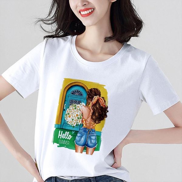 summer femme beauty womens t shirts girl vogue harajuku hipster streetwear tee clothing, White
summer femme beauty womens t shirts girl vogue harajuku hipster streetwear tee clothing, White
