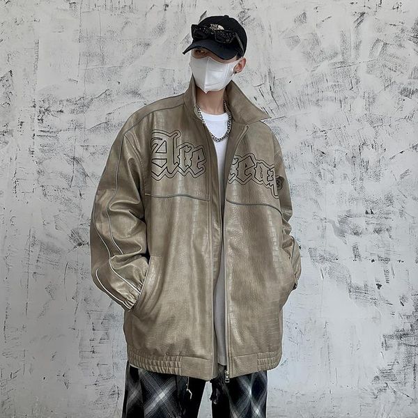 men's jackets letter oversized streetwear men loose baseball cloth autumnhip hop reflective strip locomotive embroidery jacket, Black;brown
men's jackets letter oversized streetwear men loose baseball cloth autumnhip hop reflective strip locomotive embroidery jacket, Black;brown