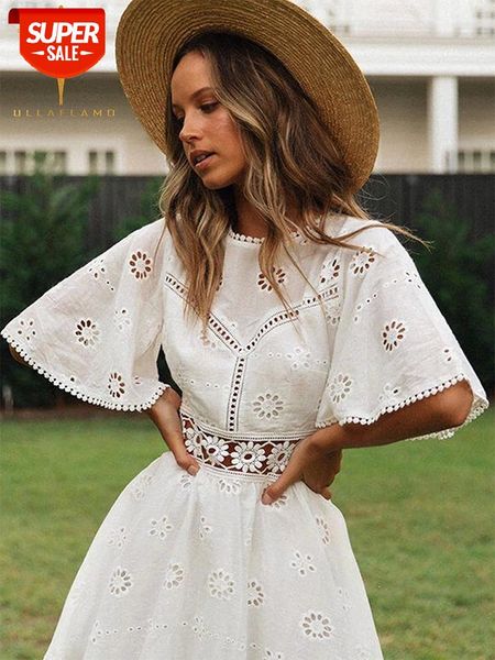 sweet cut-out women mini dress flare sleeve o-neck backless patchwork skinny short dress vacation korean fashion lady dresses #7x5l, White;black
sweet cut-out women mini dress flare sleeve o-neck backless patchwork skinny short dress vacation korean fashion lady dresses #7x5l, White;black