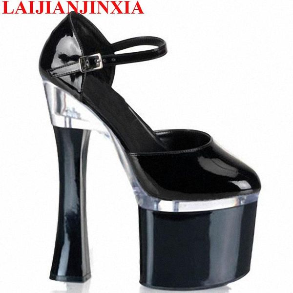 dress shoes laijianjinxia ankle round toe strap woman est 18cm square heels platform patent leather bridal/wedding pumps, Black
dress shoes laijianjinxia ankle round toe strap woman est 18cm square heels platform patent leather bridal/wedding pumps, Black