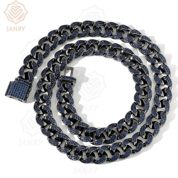 chains janry 12mm width 16 inch-24 inch men women heavy iced out zircon miami cuban link necklace choker bling hip hop jewelry gifts, Silver
chains janry 12mm width 16 inch-24 inch men women heavy iced out zircon miami cuban link necklace choker bling hip hop jewelry gifts, Silver