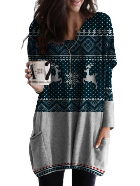plus size christmas dress v neck loose elk print mini dress ladies winter autumn long sleeve big pocket party dresses vestidos, Black;gray
plus size christmas dress v neck loose elk print mini dress ladies winter autumn long sleeve big pocket party dresses vestidos, Black;gray