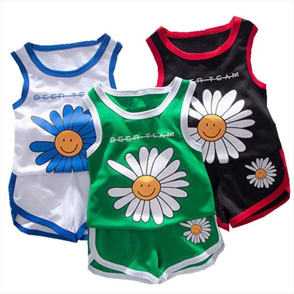 childrens suit boys girls set short sleeve summer wear baby clothes sports leisure vest shorts ventilation quick sportswear, White
childrens suit boys girls set short sleeve summer wear baby clothes sports leisure vest shorts ventilation quick sportswear, White