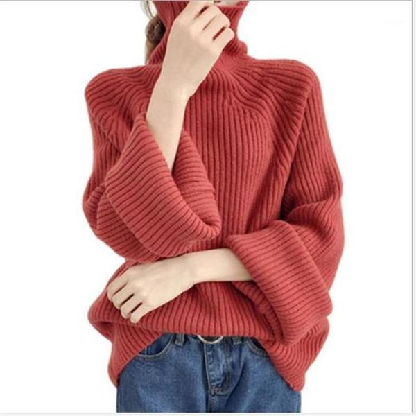 2019 loose autumn winter women sweater pullovers turtleneck knitted jumper female solid color knitwear long sleeve m1681, White;black
2019 loose autumn winter women sweater pullovers turtleneck knitted jumper female solid color knitwear long sleeve m1681, White;black