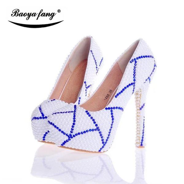 luxury women wedding shoes high heels platform shoes white pearl real leather insole woman party dress bride, Black
luxury women wedding shoes high heels platform shoes white pearl real leather insole woman party dress bride, Black