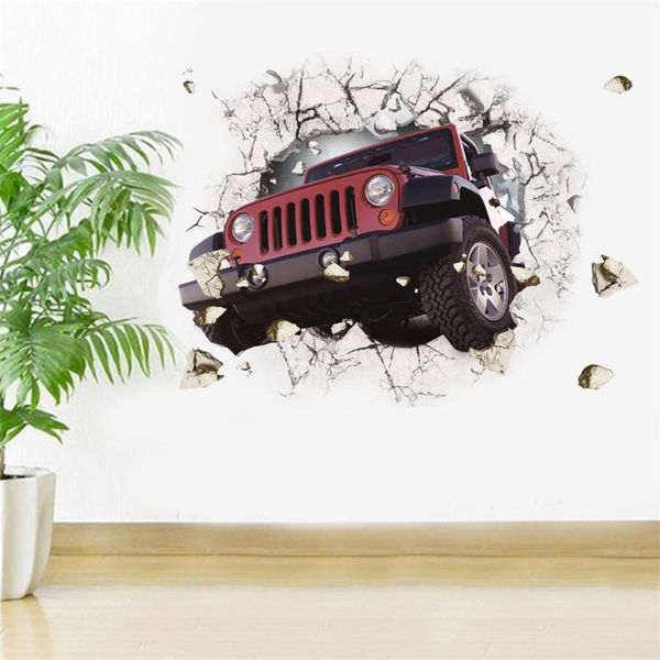 wall stickers creative 3d hummers super off-road vehicle broken poster art car decal kids room decor boys favors
wall stickers creative 3d hummers super off-road vehicle broken poster art car decal kids room decor boys favors