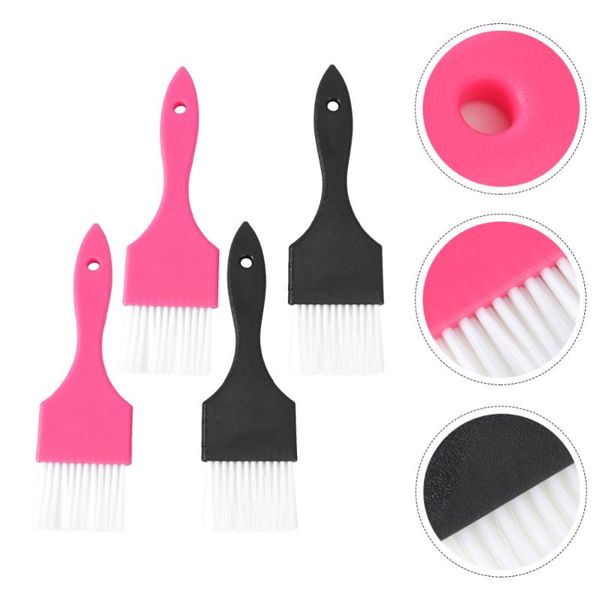 hair brushes 4pcs salon household dye coloring accessories, Silver 
hair brushes 4pcs salon household dye coloring accessories, Silver